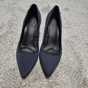 Simply Vera Vera Wang Navy Pointed Toe Pumps